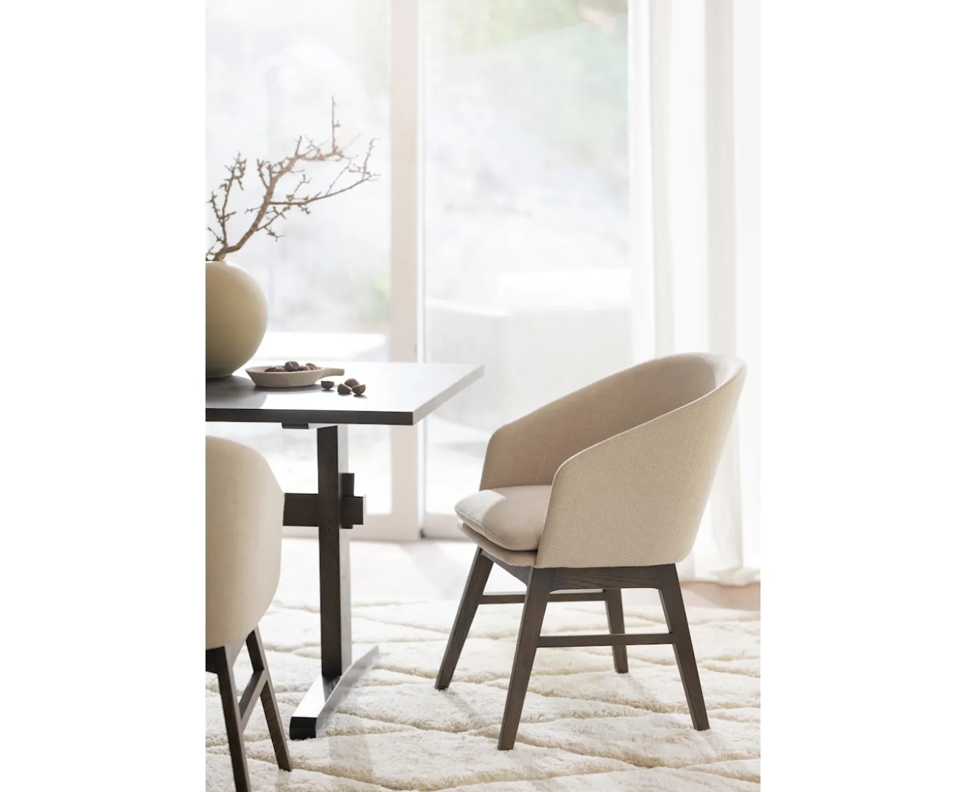 Rowico Home Windham Karmstol Beige/Brun