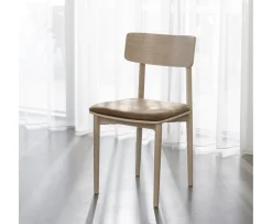 Rowico Home Wolcott Matstol Vitpigmenterad/Läder