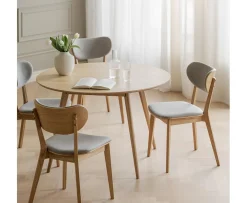 Rowico Home Yumi Matbord Ek Ø115