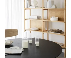 Rowico Home Yumi Matbord Svartbetsad Ø115