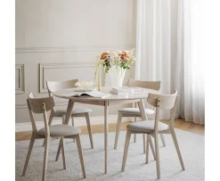 Rowico Home Yumi Matbord Vitpigmenterad Ø115