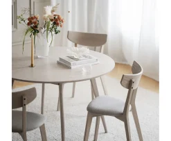 Rowico Home Yumi Matbord Vitpigmenterad Ø115