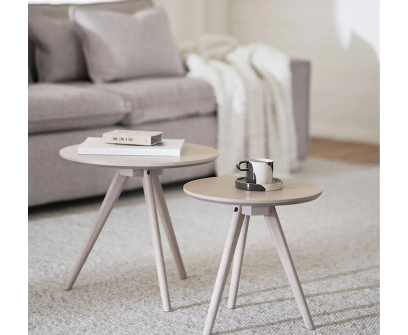 Rowico Home Yumi Satsbord Vitpigmenterad 2-pack