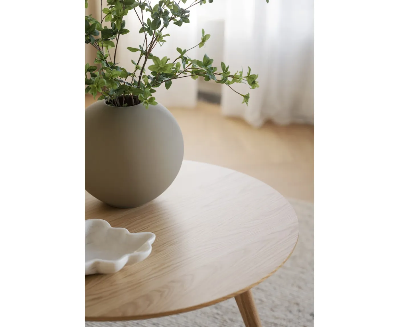 Rowico Home Yumi Soffbord Ek Ø90