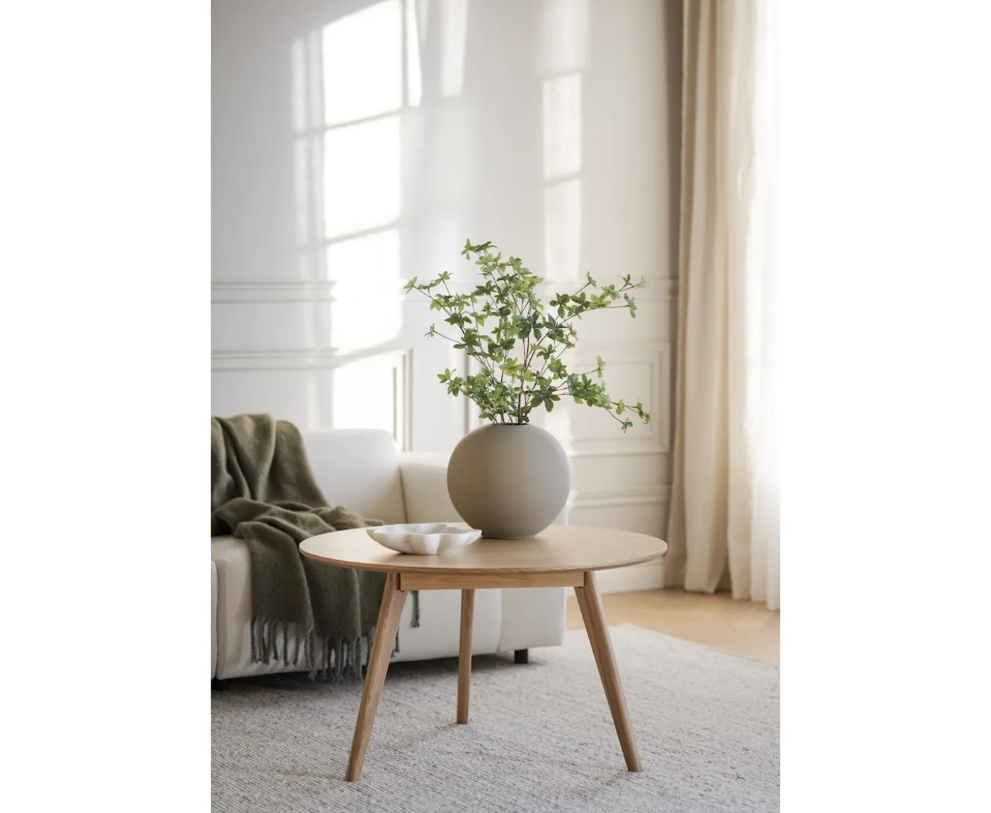 Rowico Home Yumi Soffbord Ek Ø90