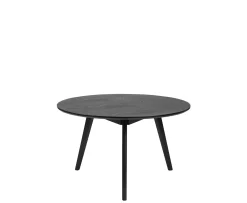 Rowico Home Yumi Soffbord Svartbetsad Ø90