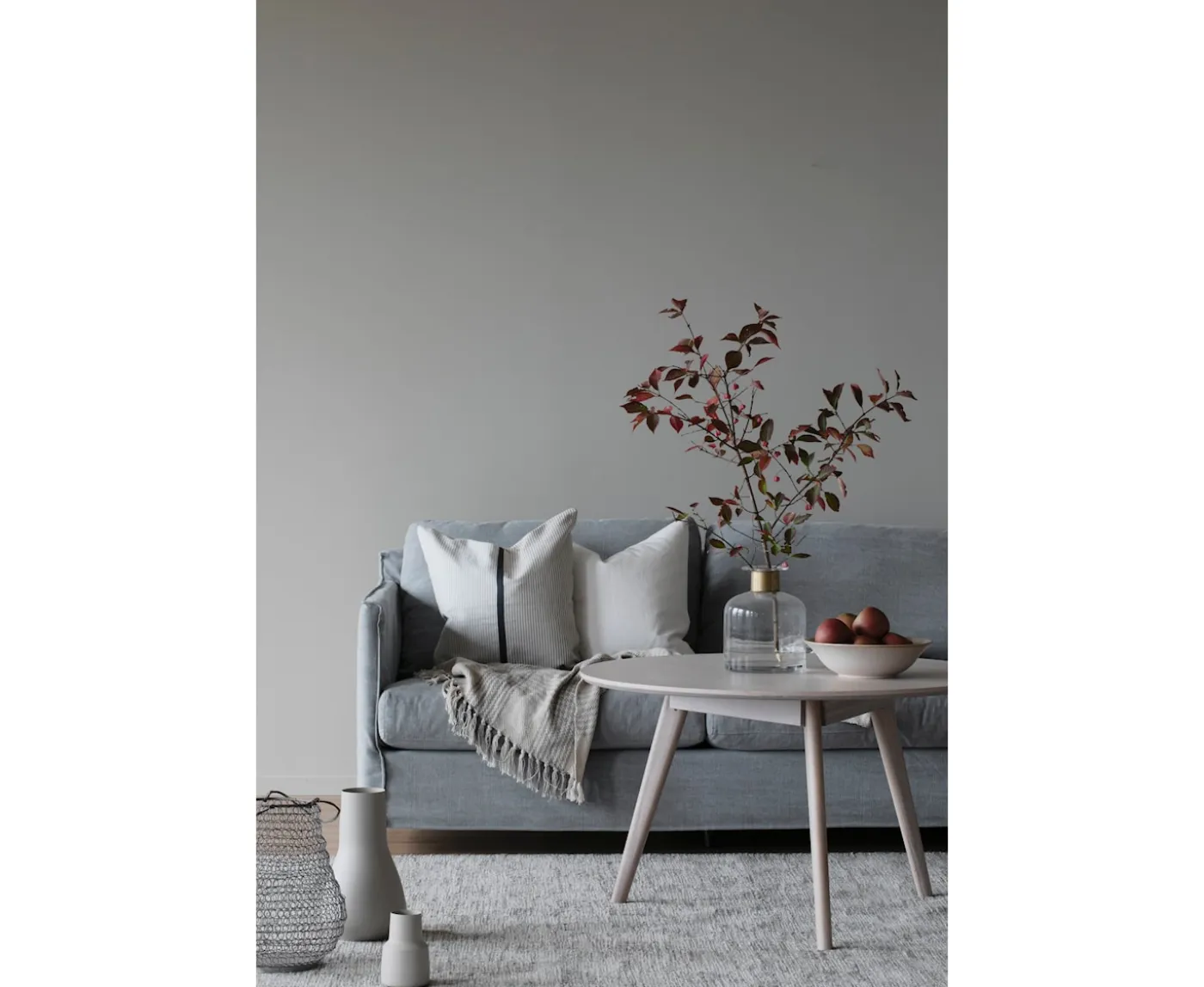 Rowico Home Yumi Soffbord Vitpigmenterad Ø90