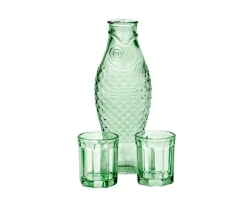 Serax Fish&Fish Karaff med 2 Glas Green
