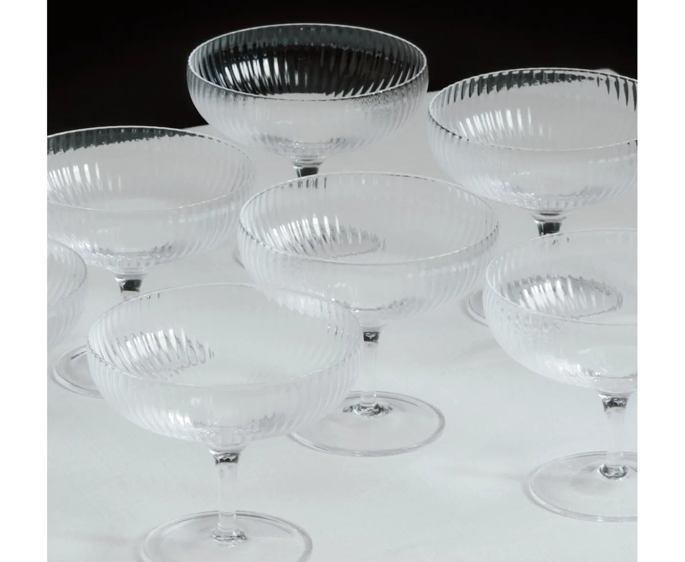 Serax Inku Coupeglas Transparent 4-pack