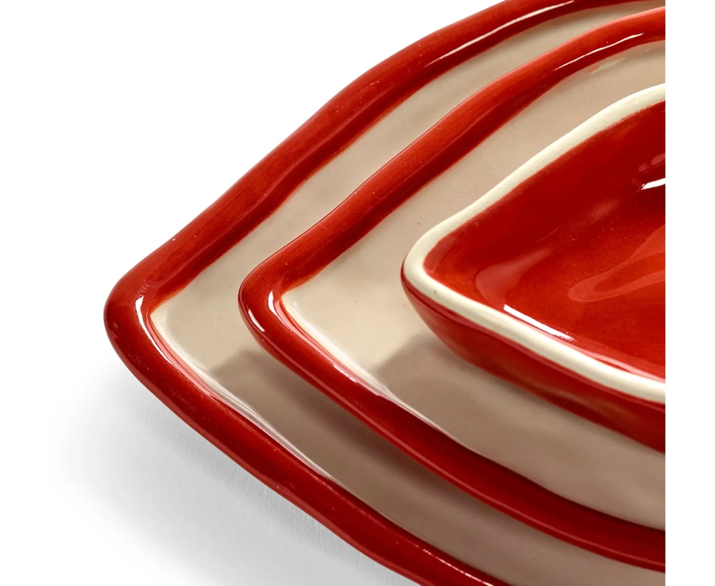 Serax Les Objets Mouleversants Skål White/Red