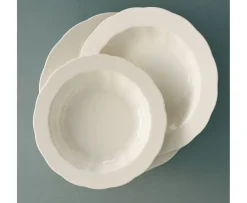 Serax Silhouette Djup Tallrik White Ø24 4-pack