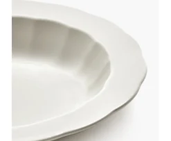 Serax Silhouette Djup Tallrik White Ø24 4-pack