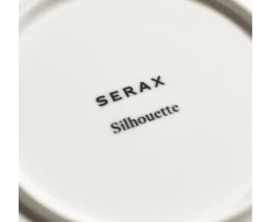 Serax Silhouette Djup Tallrik White Ø24 4-pack