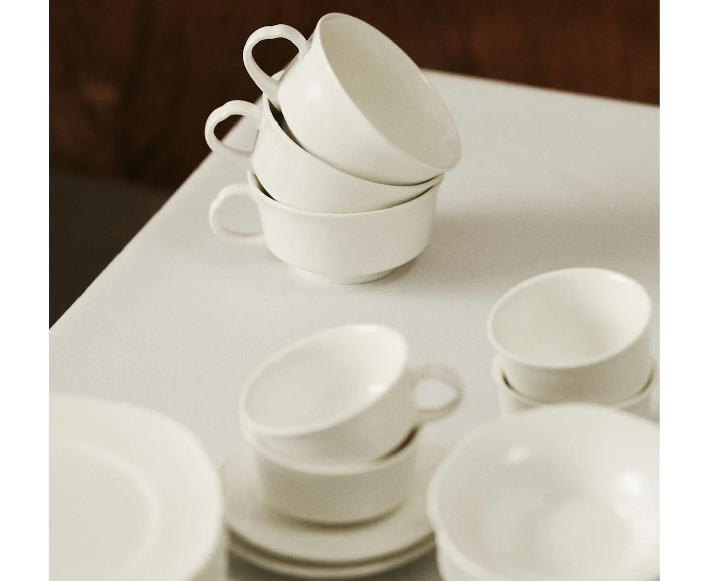 Serax Silhouette Kaffekopp White 4-pack