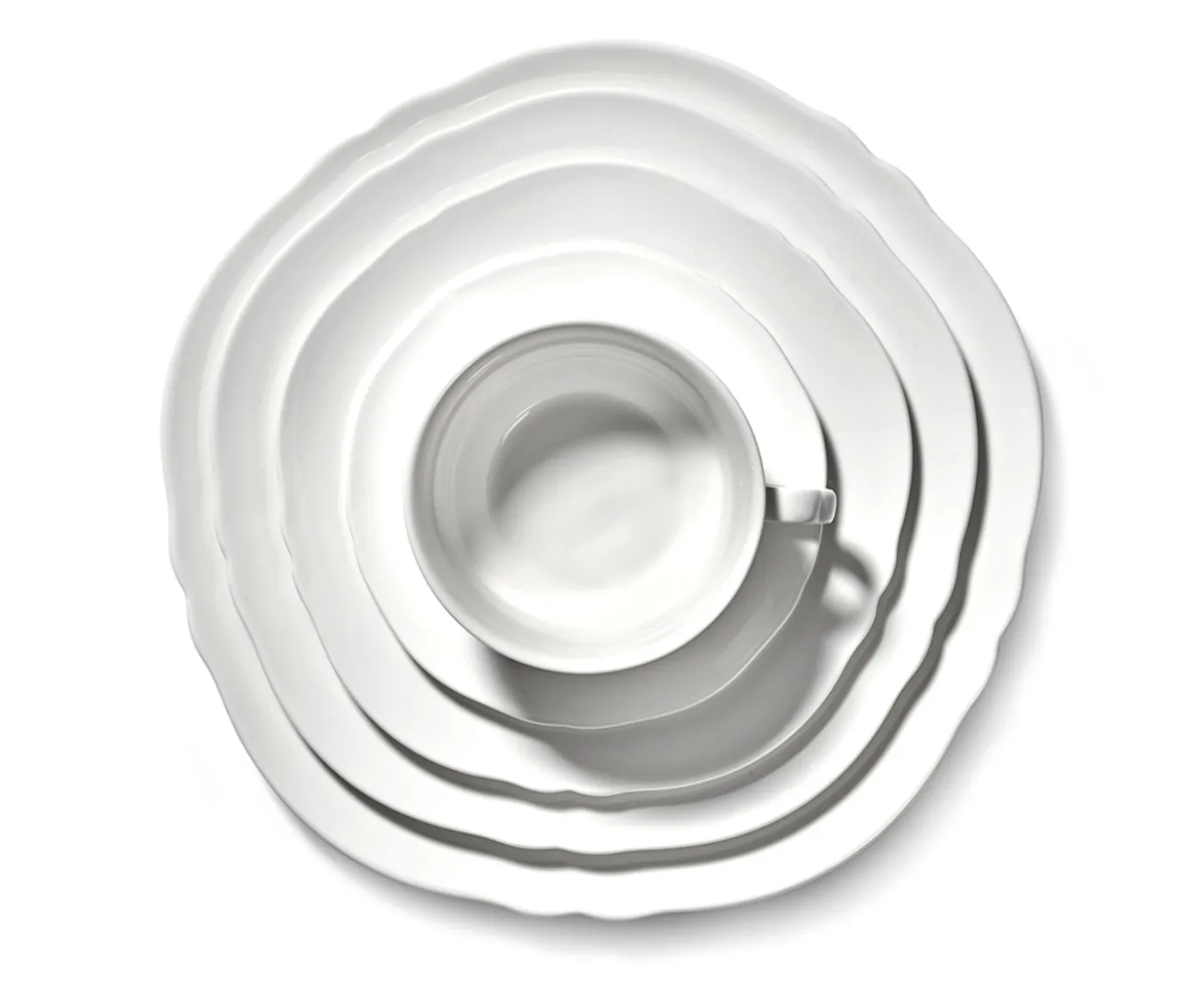 Serax Silhouette Kaffekopp White 4-pack
