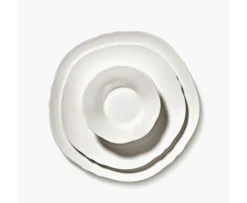 Serax Silhouette Tallrik White Ø24 4-pack