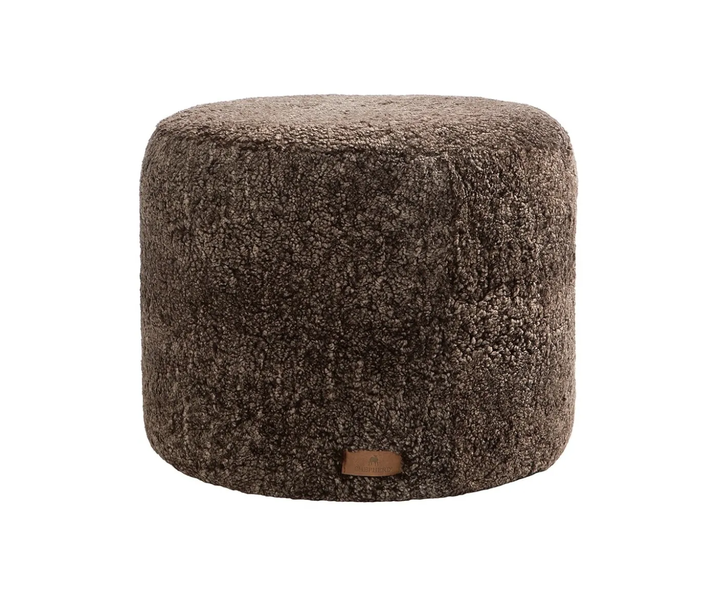 Shepherd Frida Sittpuff Fårskinn Cappuccino Ø50