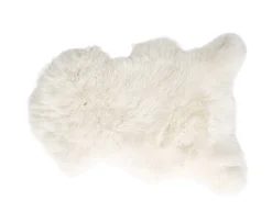 Shepherd Livia Långhårigt Fårskinn Ivory 105x70