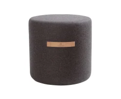 Shepherd Sara Sittpuff Ull Svart Ø40