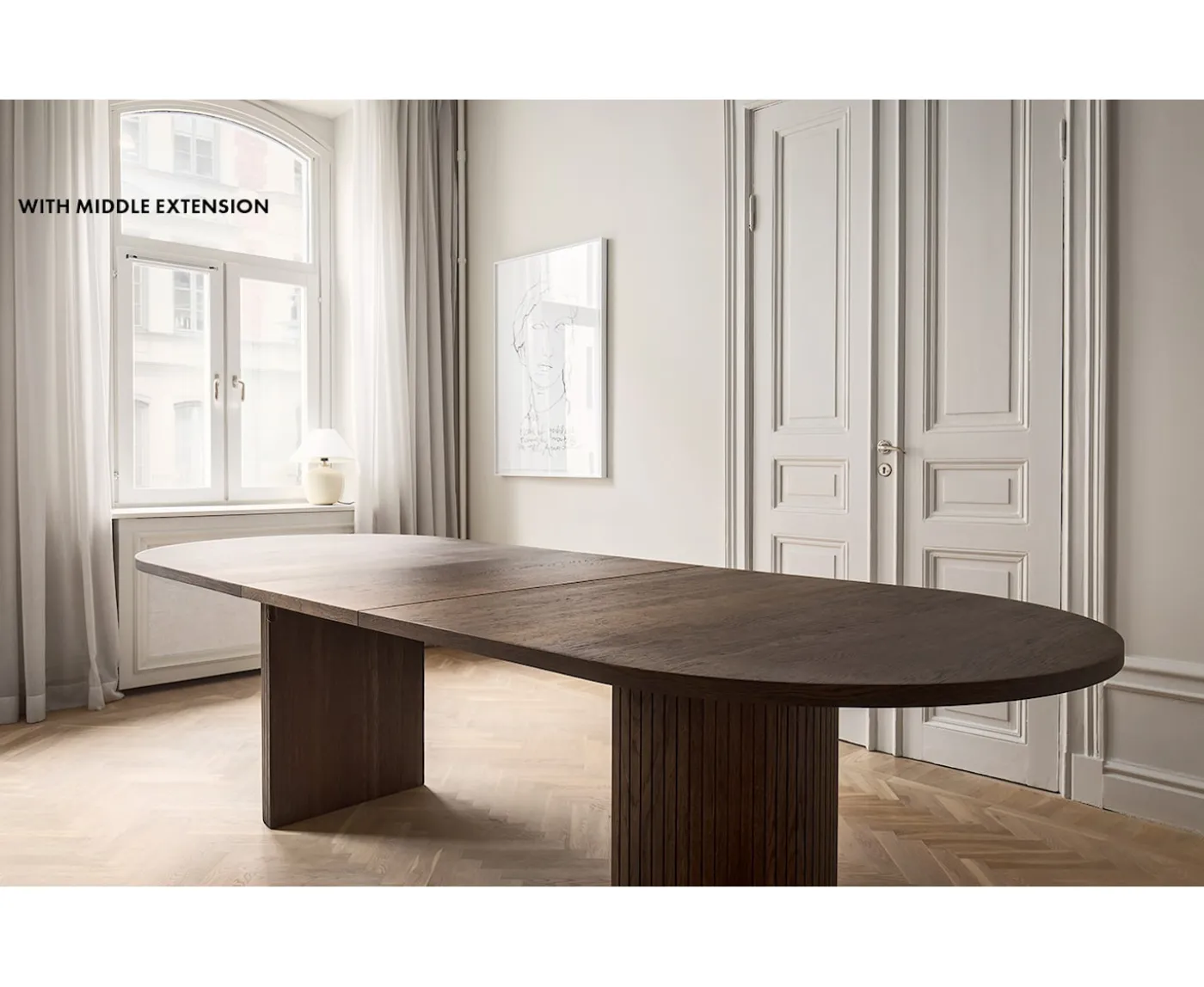 Sleepo Collection Bauer Matbord Brunbetsad Ek 220+50+50