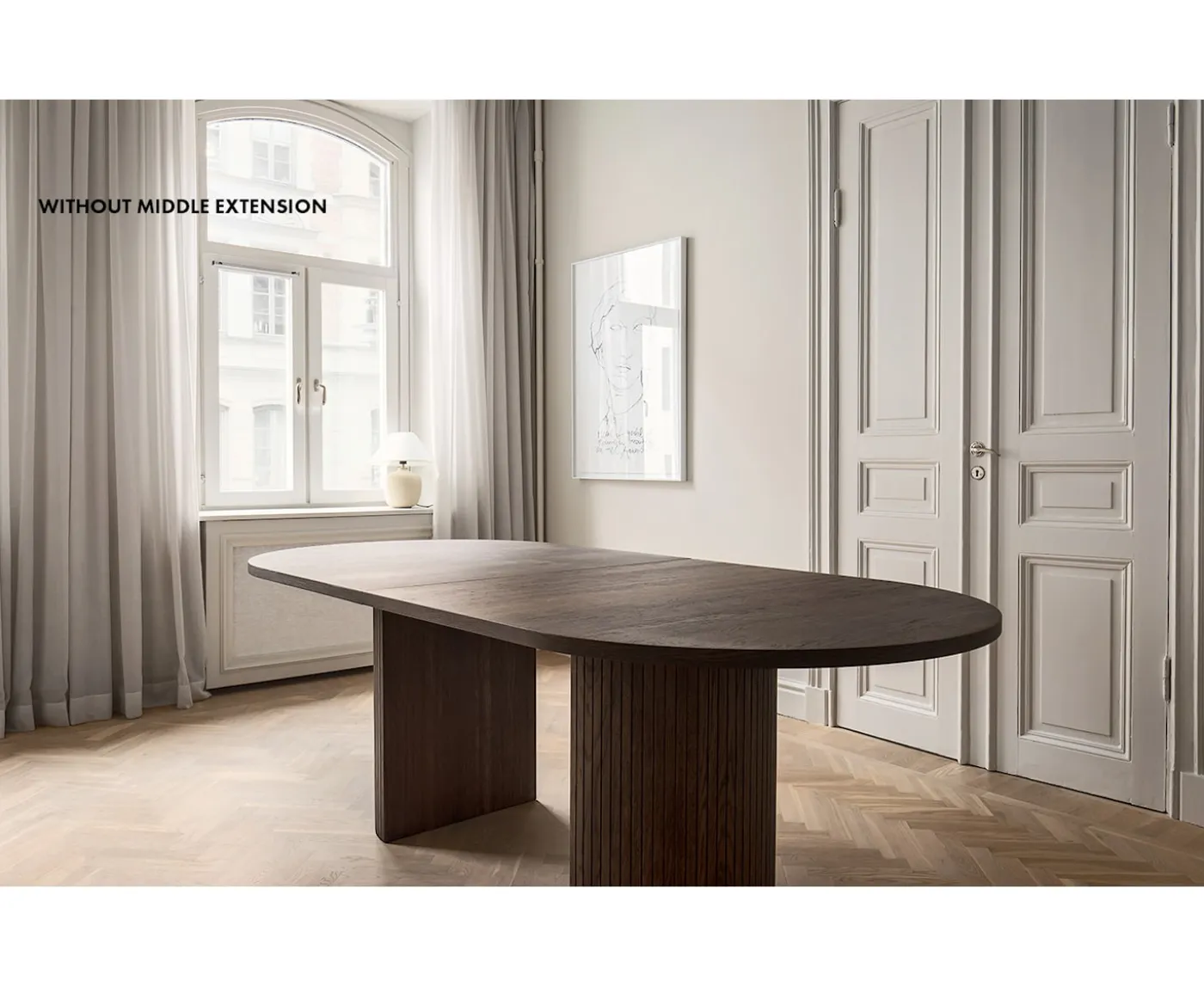 Sleepo Collection Bauer Matbord Brunbetsad Ek 220+50+50