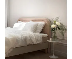 Sleepo Collection Celine Sänggavel Sammet Beige 160cm