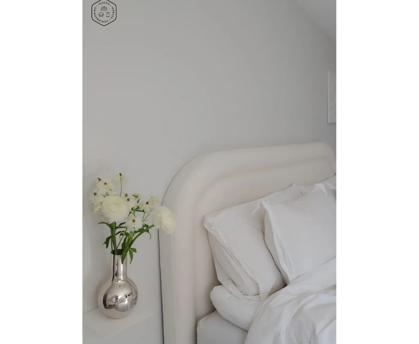 Sleepo Collection Celine Sänggavel Vit 180cm