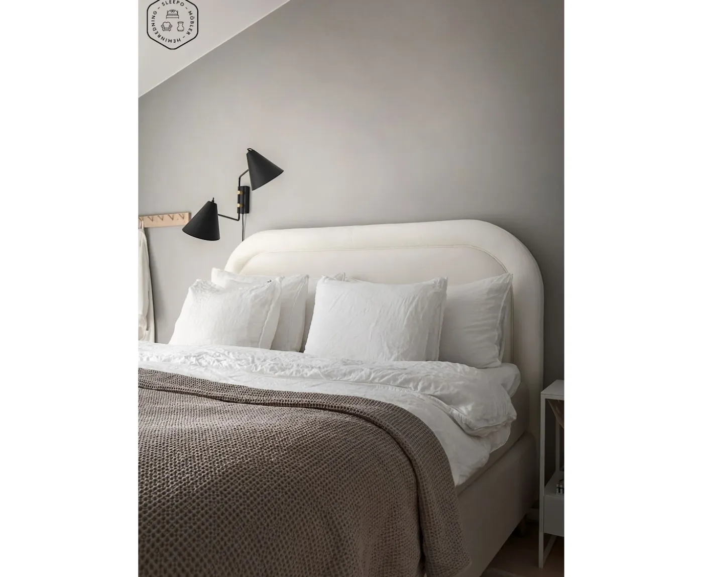 Sleepo Collection Celine Sänggavel Vit 180cm