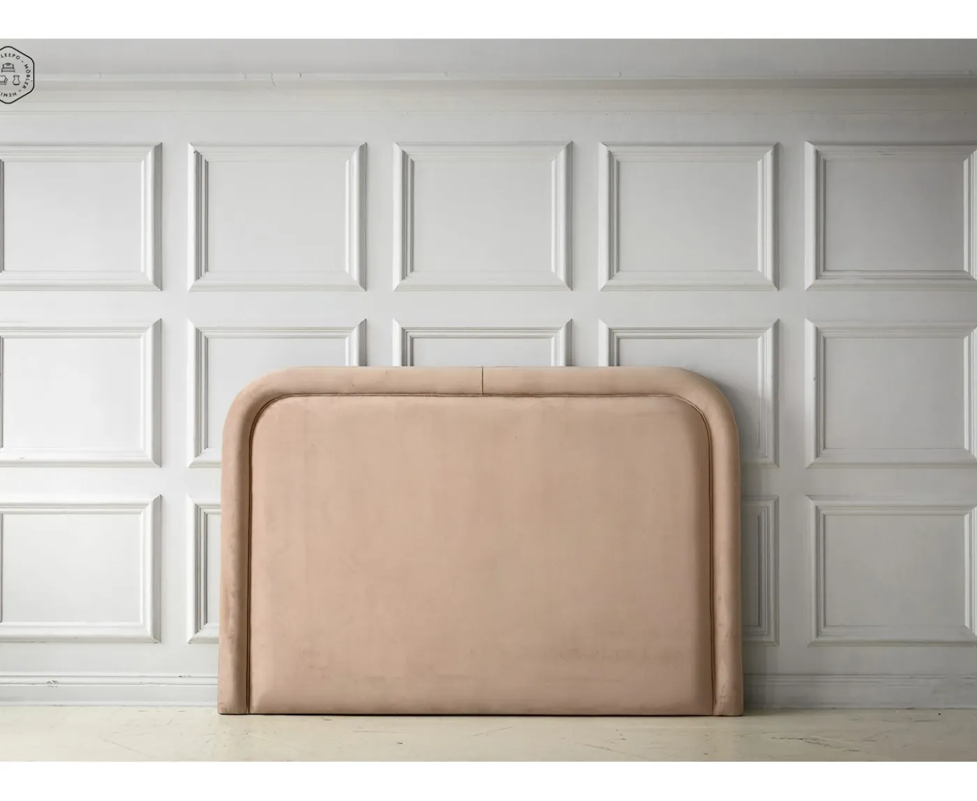 Sleepo Collection Celine Sänggavel Sammet Beige 180cm