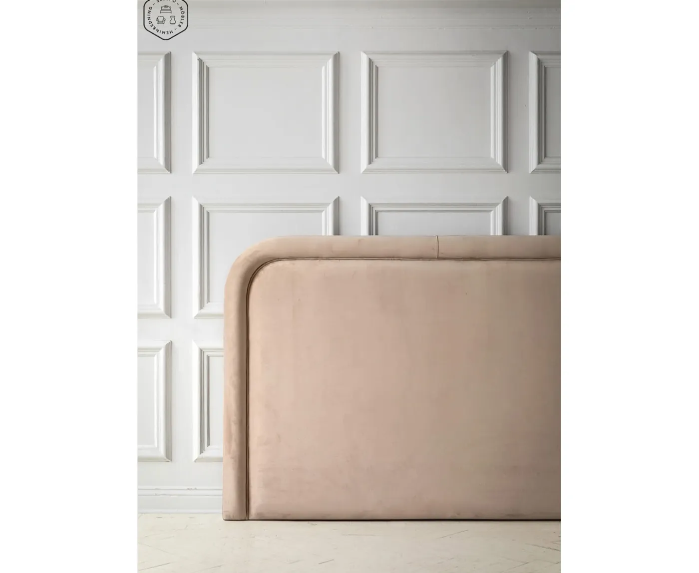 Sleepo Collection Celine Sänggavel Sammet Beige 180cm