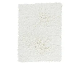 Sleepo Collection Fluffy Flokati Matta White 200x300