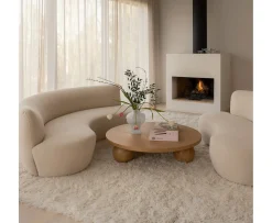Sleepo Collection Fluffy Flokati Matta White 200x300
