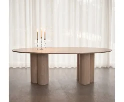Sleepo Collection Laura Matbord Vitoljad Ek 220cm