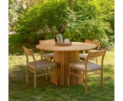 Sleepo Collection Soleil Outdoor Matbord Teak Ø130