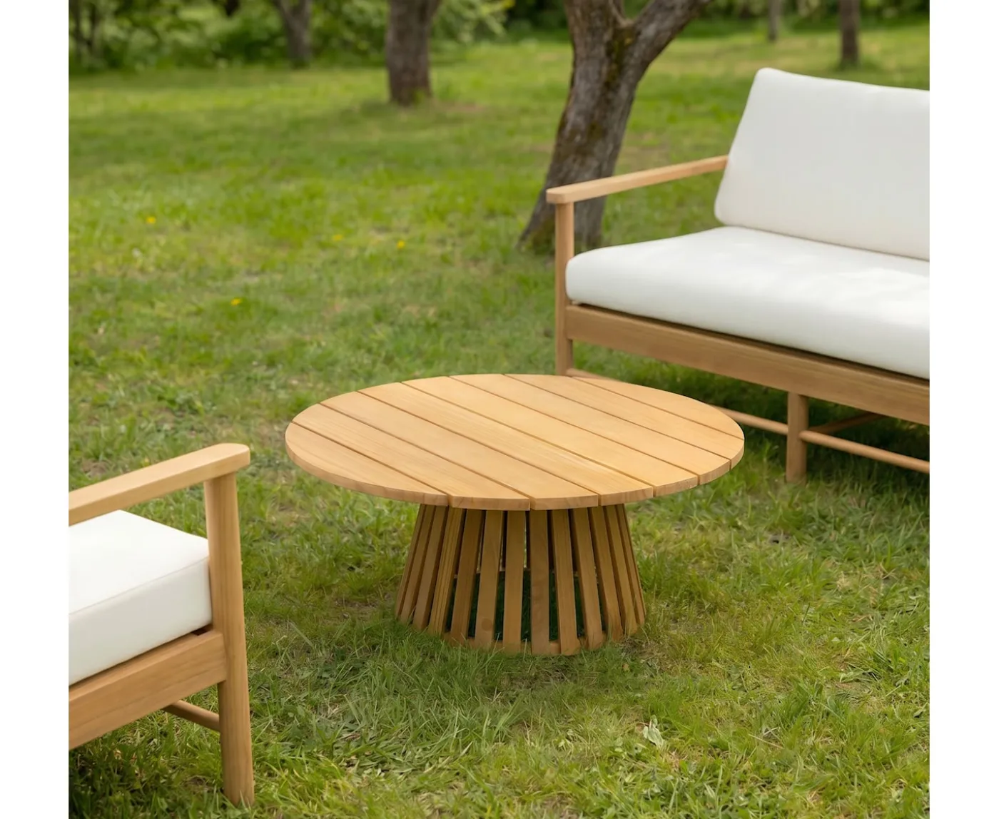 Sleepo Collection Soleil Outdoor Soffbord Teak 80cm