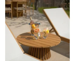 Sleepo Collection Soleil Outdoor Soffbord Teak 80cm