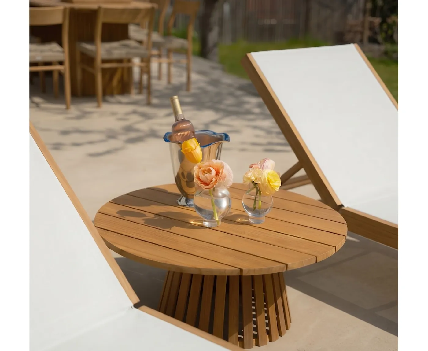 Sleepo Collection Soleil Outdoor Soffbord Teak 80cm