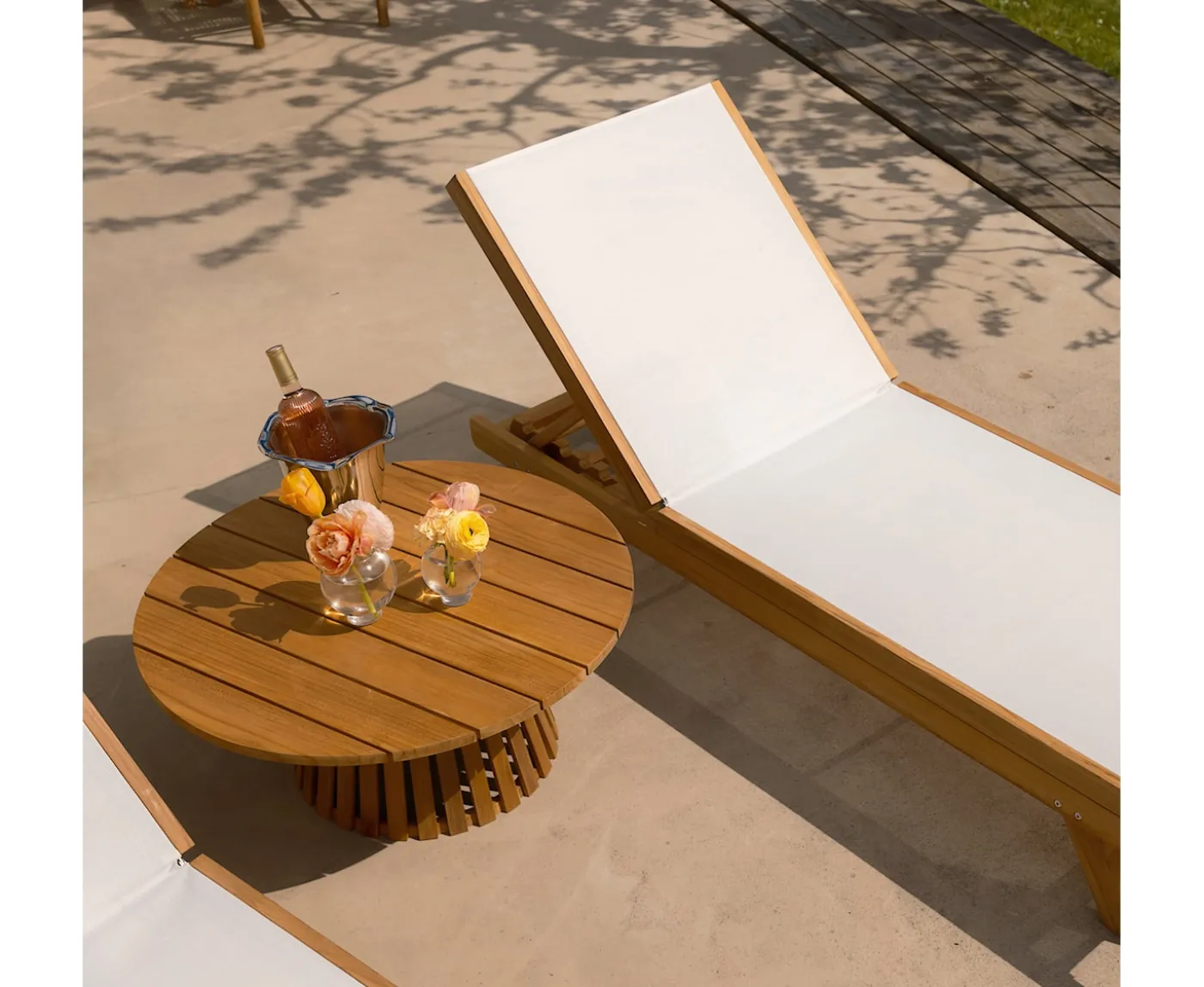 Sleepo Collection Soleil Outdoor Soffbord Teak 80cm