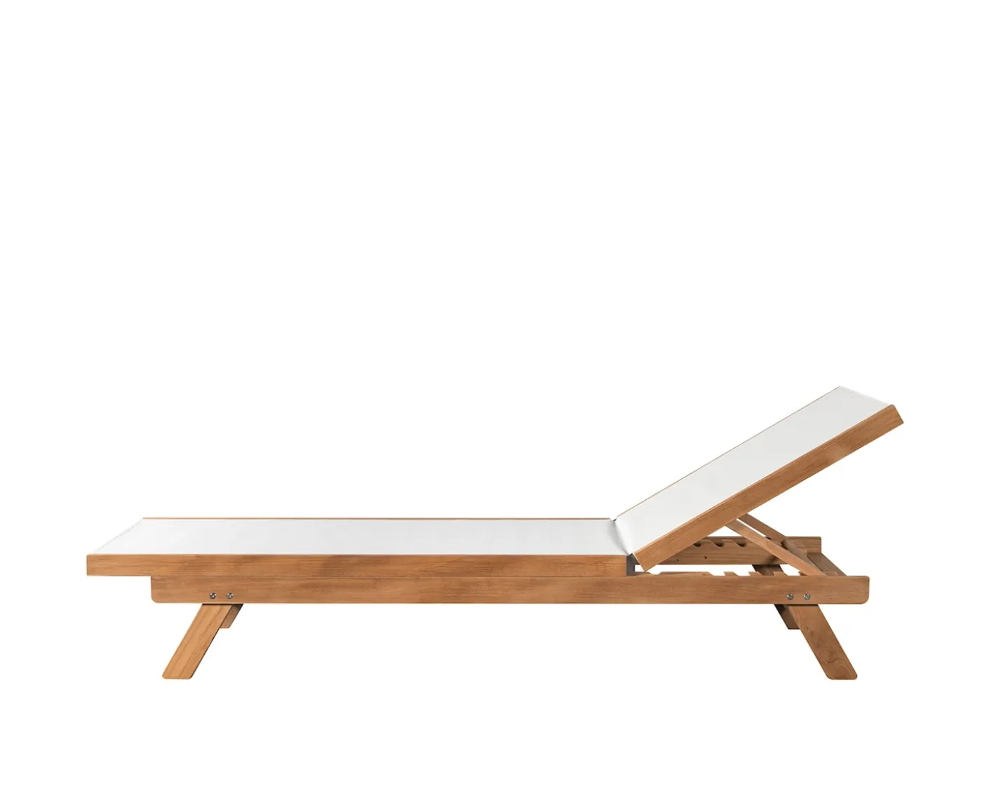 Sleepo Collection Soleil Outdoor Solsäng Teak/Vit