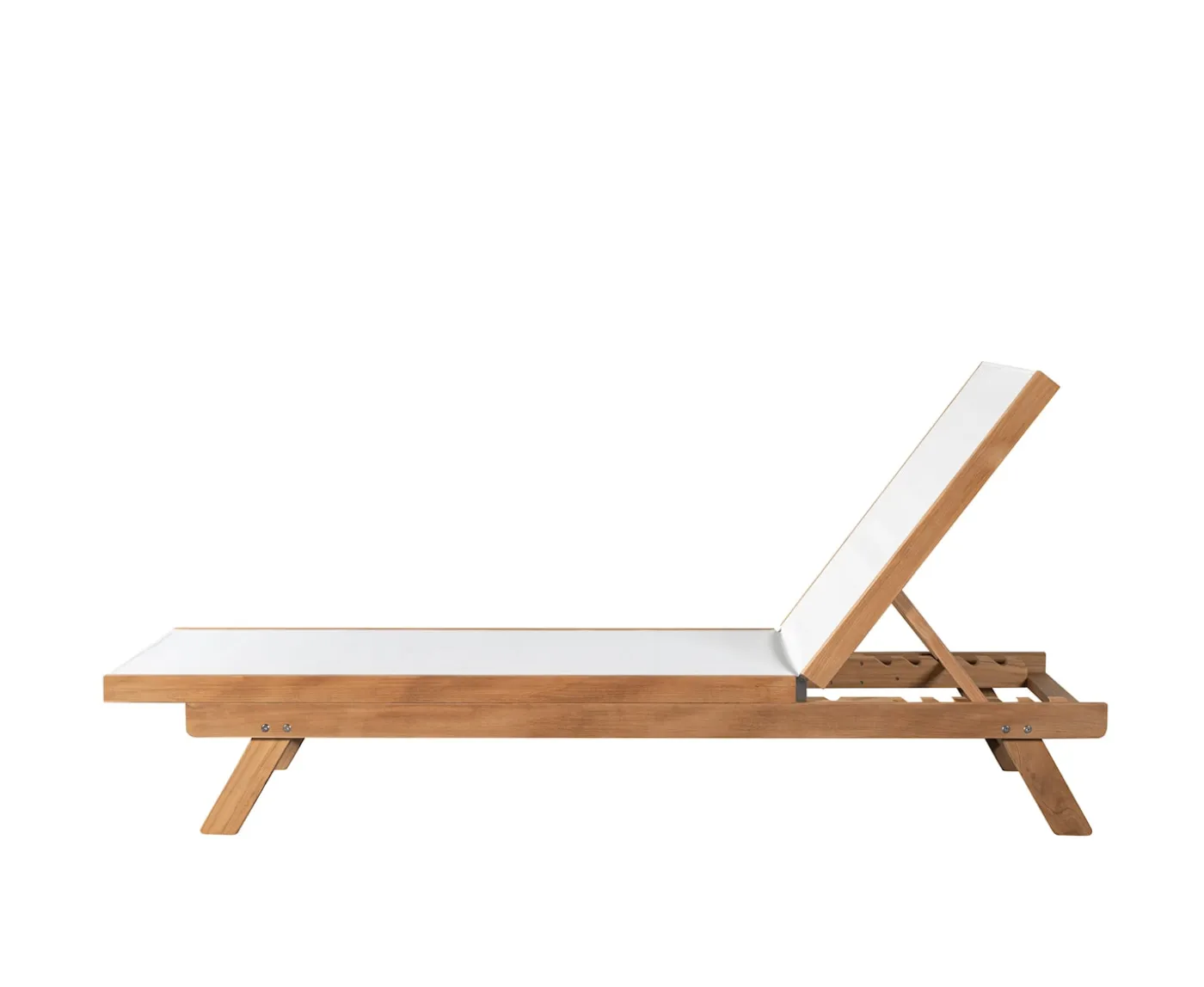 Sleepo Collection Soleil Outdoor Solsäng Teak/Vit