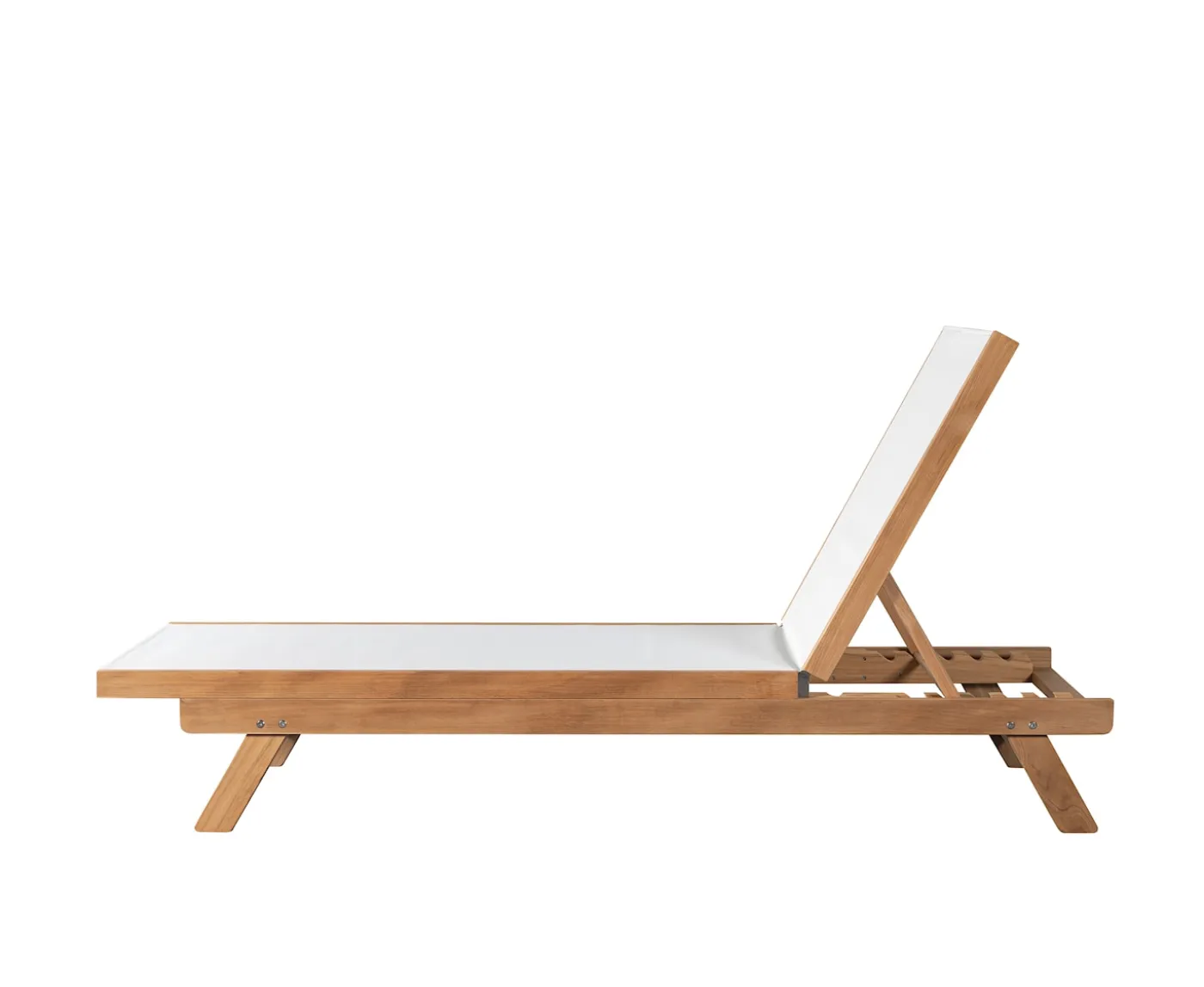 Sleepo Collection Soleil Outdoor Solsäng Teak/Vit