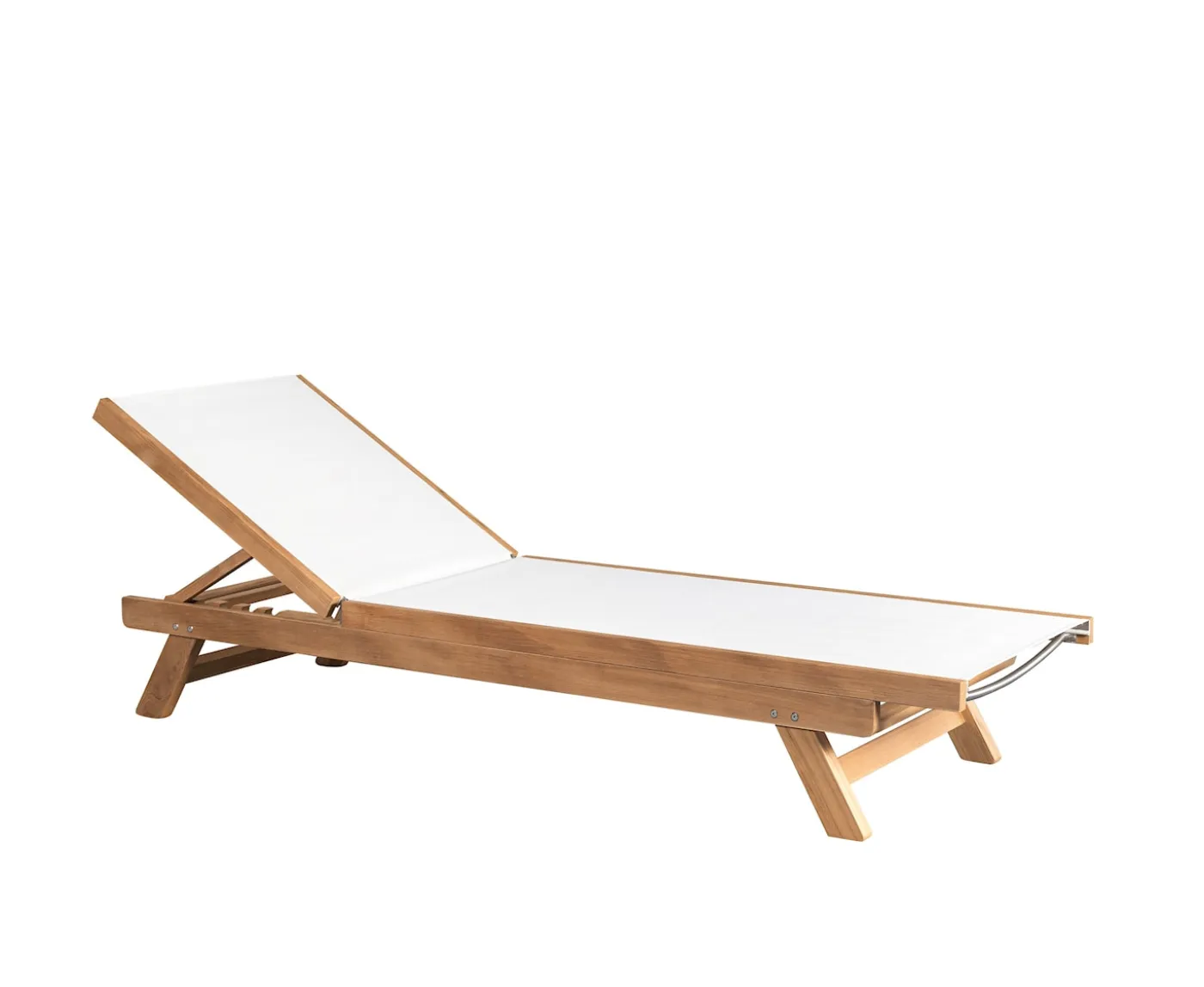 Sleepo Collection Soleil Outdoor Solsäng Teak/Vit