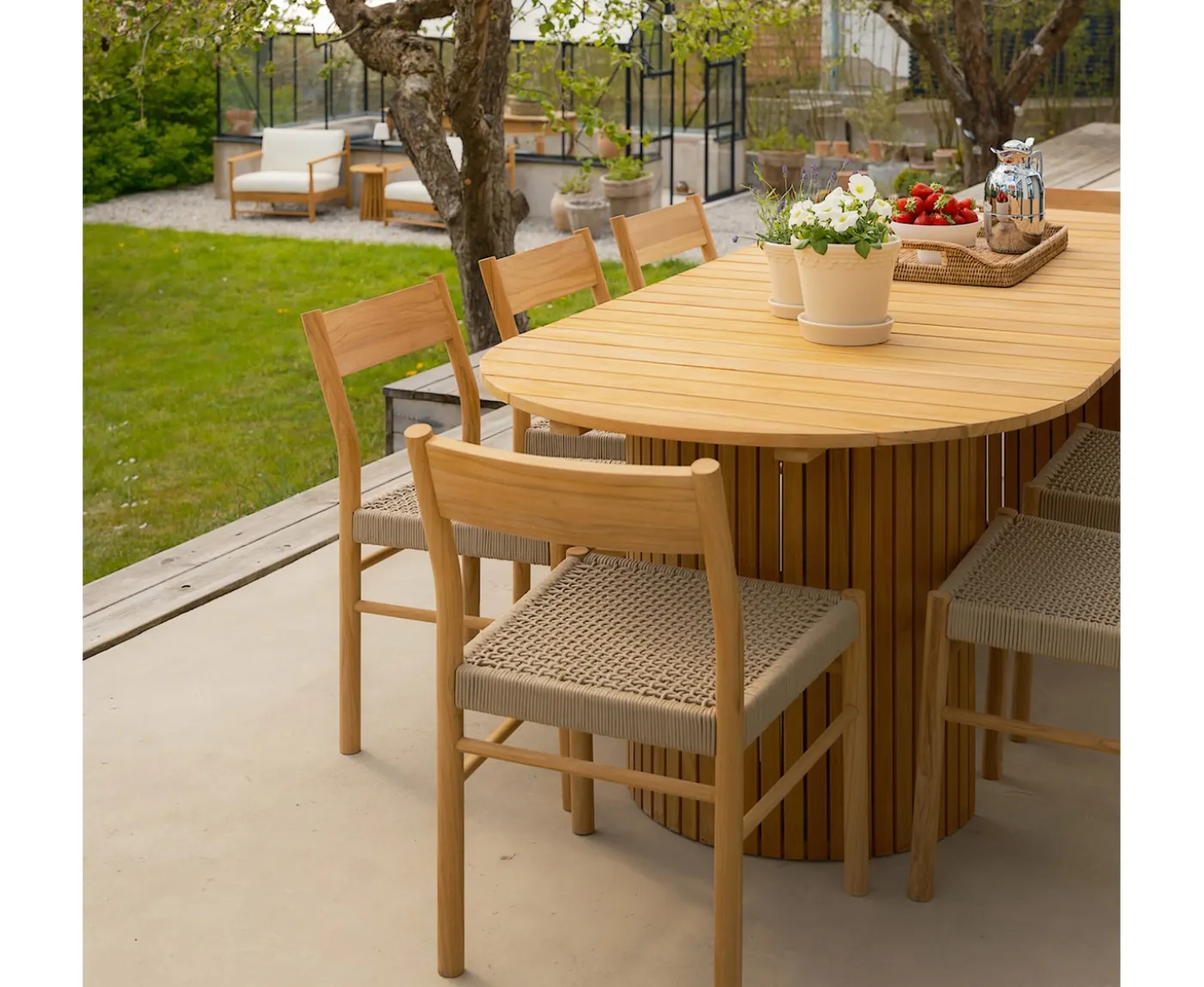 Sleepo Collection Soleil Outdoor Matstol Teak