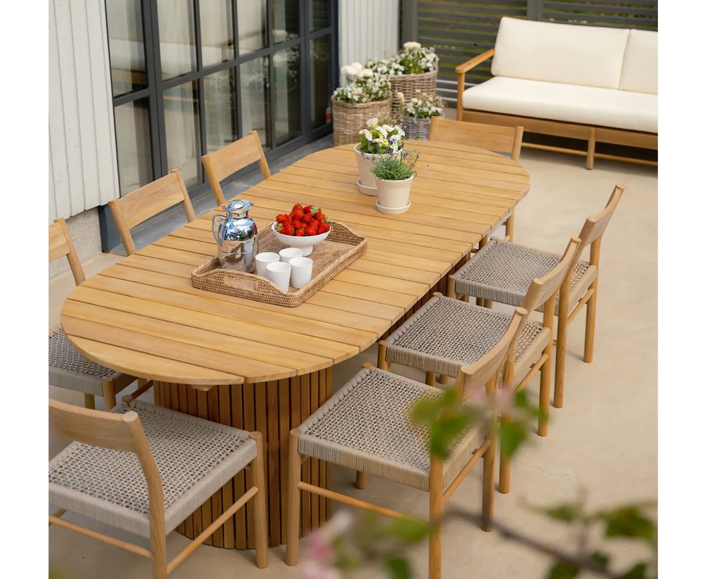 Sleepo Collection Soleil Outdoor Matstol Teak