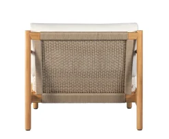 Sleepo Collection Soleil Outdoor Loungestol Teak/Vit
