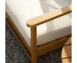 Sleepo Collection Soleil Outdoor Loungestol Teak/Vit