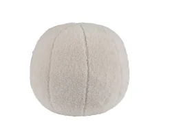 Sleepo Collection Sphere Prydnadskudde Creme Teddy Ø29