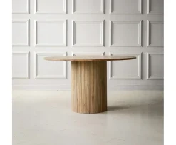 Sleepo Collection Adele Matbord Vitpigmenterad Ek Ø130