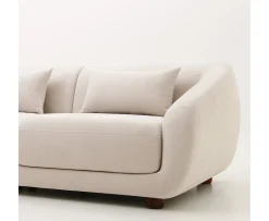 Sleepo Collection Alba 2-sits Soffa Beige 218cm