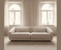 Sleepo Collection Alba 3-sits Soffa Beige 258cm